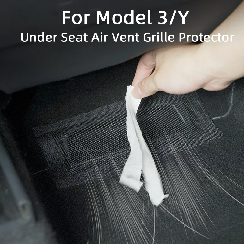 2Pcs Air Conditioning Outlet Cover For Tesla Model 3 and Model Y Under seat airflow vents, air intake grilles, inlet protectors
2Pcs Air Conditioning Outlet Cover For Tesla Model 3 and Model Y Under seat airflow vents, air intake grilles, inlet protectors