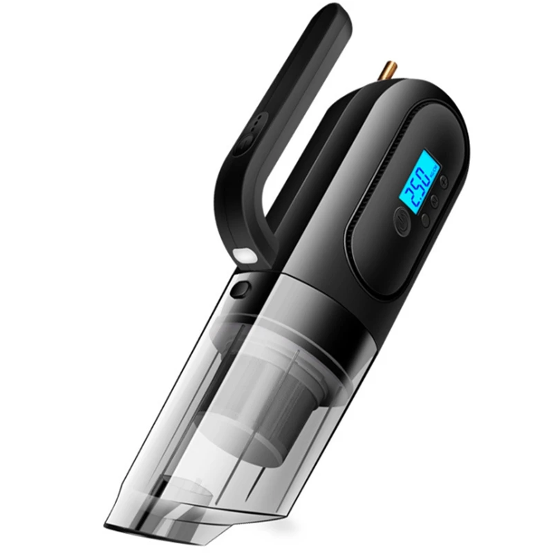 Handheld Vacuum Cleaner With LED Light,Multifuctional Cleaner With Tire Pressure Monitoring Inflation Easy To Clean
Handheld Vacuum Cleaner With LED Light,Multifuctional Cleaner With Tire Pressure Monitoring Inflation Easy To Clean