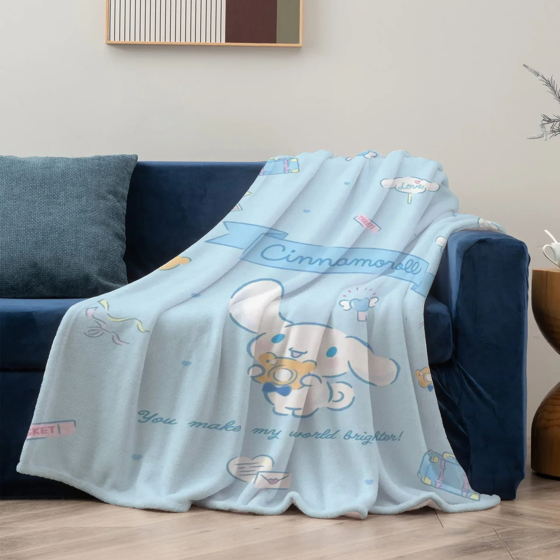 New Cinnamon Dog Blanket Sanrio Cinnamoroll Flannel Blanket Cute Cartoon Nap Blanket Multifunctional Office Gift Blanket
New Cinnamon Dog Blanket Sanrio Cinnamoroll Flannel Blanket Cute Cartoon Nap Blanket Multifunctional Office Gift Blanket