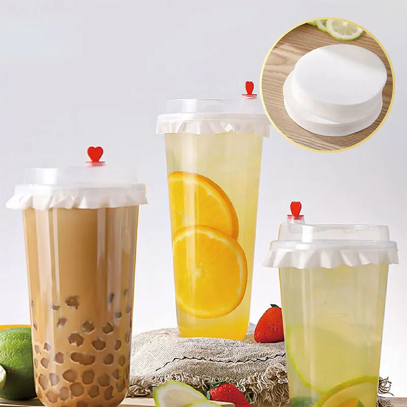500 Pcs Round Shape Leak Proof Paper Films Coffee Spill Proof Gasket Kitchen Supplies Juice Milk Tea Coffie Cup Leakproof Tool
500 Pcs Round Shape Leak Proof Paper Films Coffee Spill Proof Gasket Kitchen Supplies Juice Milk Tea Coffie Cup Leakproof Tool