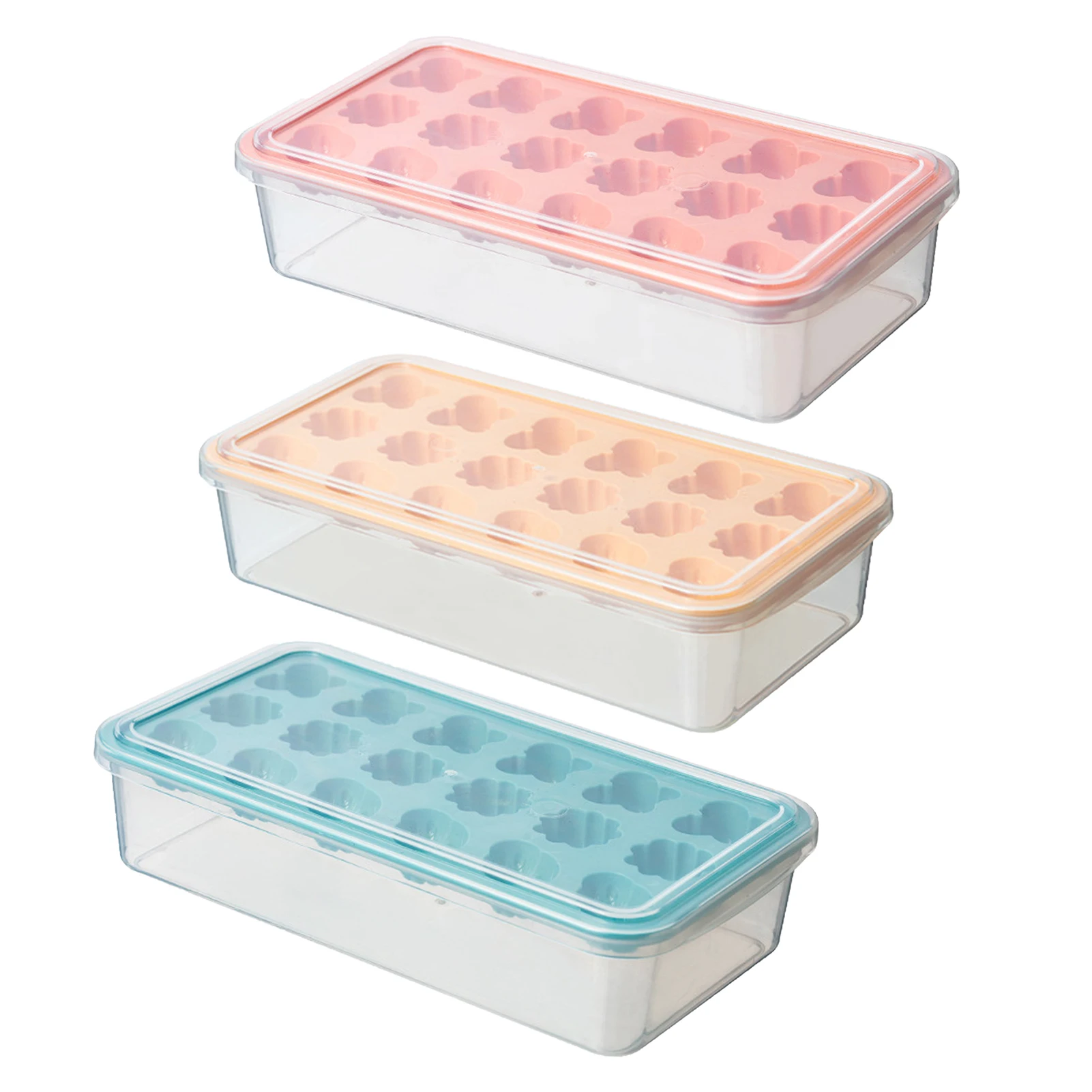 Ice Cube Tray With Lid Flexible Flower Shaped Ice Cubes Maker 18 Cells Reusable Ice Cube Molds For Whiskey Cocktails Beers And
Ice Cube Tray With Lid Flexible Flower Shaped Ice Cubes Maker 18 Cells Reusable Ice Cube Molds For Whiskey Cocktails Beers And