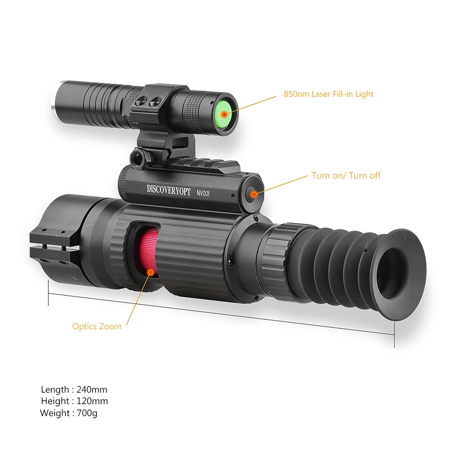 NV001 1080P Thermal Night Vision Scope Adaptable Thermal Imaging Monocular, High Resolution
NV001 1080P Thermal Night Vision Scope Adaptable Thermal Imaging Monocular, High Resolution