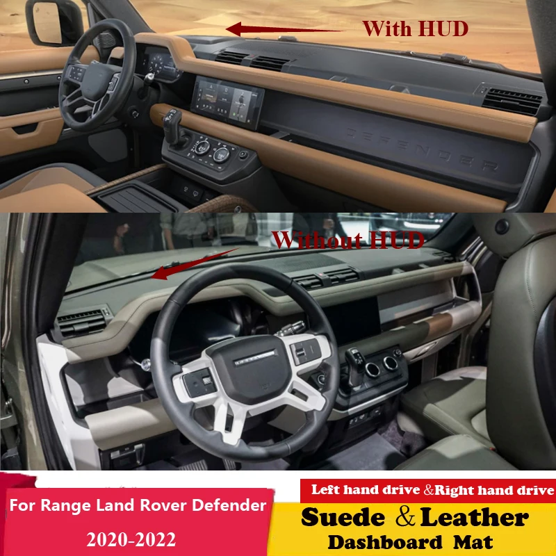 

For Range Land Rover Defender 110 90 P400 L663 2020 2021 2022 Dashmat Dashboard Cover Protective Pad Dash Mat Carpet Ornaments