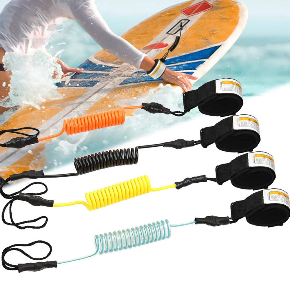 5ft Coiled Surf Leash Safety Hand Rope For Stand Up Paddle Board Surfboard Adjustable TPU Spring Kayak Leash Rope Boat Accessori
5ft Coiled Surf Leash Safety Hand Rope For Stand Up Paddle Board Surfboard Adjustable TPU Spring Kayak Leash Rope Boat Accessori