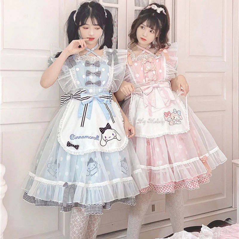 Kawaii Sanrio плюшевая одежда My Melody Cinnamonroll Алиса Лолита платье Милая красота весна лето путешествия мультфильм платье подарок
Kawaii Sanrio плюшевая одежда My Melody Cinnamonroll Алиса Лолита платье Милая красота весна лето путешествия мультфильм платье подарок