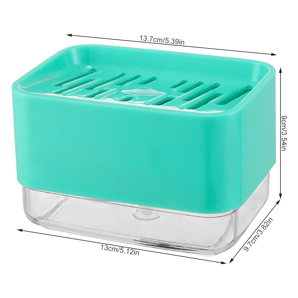 Диспенсер для мыла с держателем губки, контейнер для чистки жидкости, Ручной пресс, инструмент для чистки кухни 
Диспенсер для мыла с держателем губки, контейнер для чистки жидкости, Ручной пресс, инструмент для чистки кухни