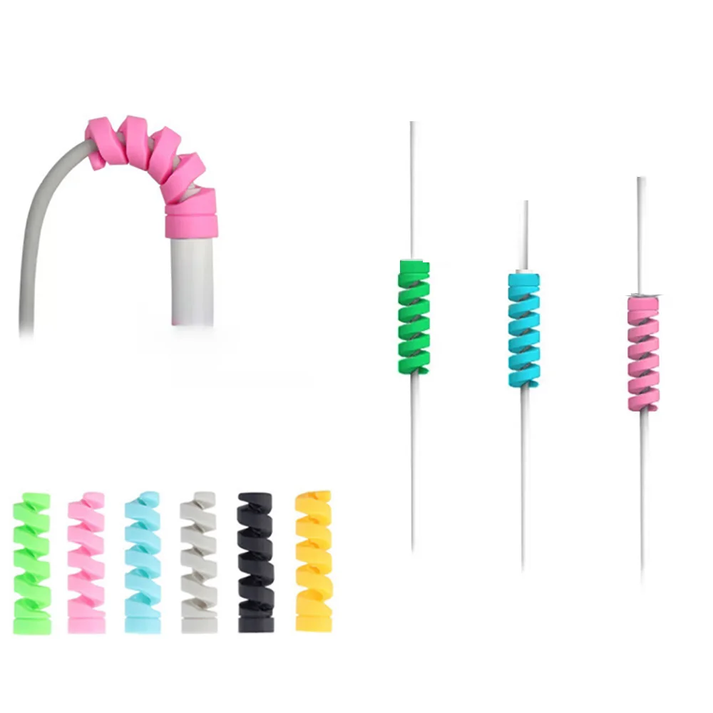 5pcs Silicone Bobbin Winder Wire Cord Organizer Cover Charging Cable Protector for Apple iphone USB Type C Charger Cable Cord
5pcs Silicone Bobbin Winder Wire Cord Organizer Cover Charging Cable Protector for Apple iphone USB Type C Charger Cable Cord