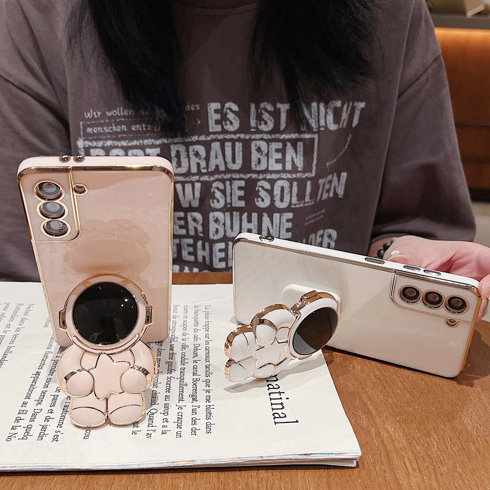 Plating Case For Samsung A52 A52s 5G A53 A51 A12 A32 A13 A33 A50 A22 A71 A70 A73 A72 A20 Silicon Astronaut Stand Holder Covers
Plating Case For Samsung A52 A52s 5G A53 A51 A12 A32 A13 A33 A50 A22 A71 A70 A73 A72 A20 Silicon Astronaut Stand Holder Covers