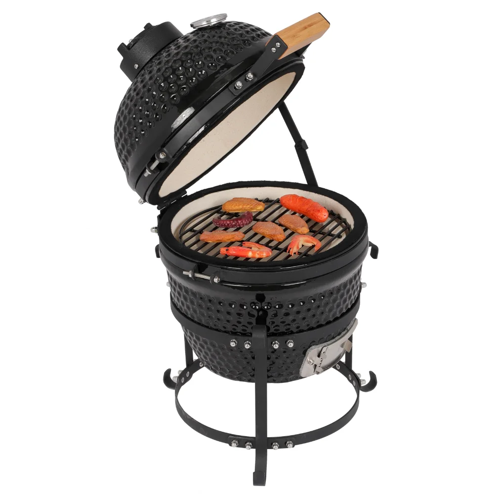 13in Round Ceramic Charcoal Grill Dining Bar Camping Grills Ceramic Charcoal Stove Black
13in Round Ceramic Charcoal Grill Dining Bar Camping Grills Ceramic Charcoal Stove Black