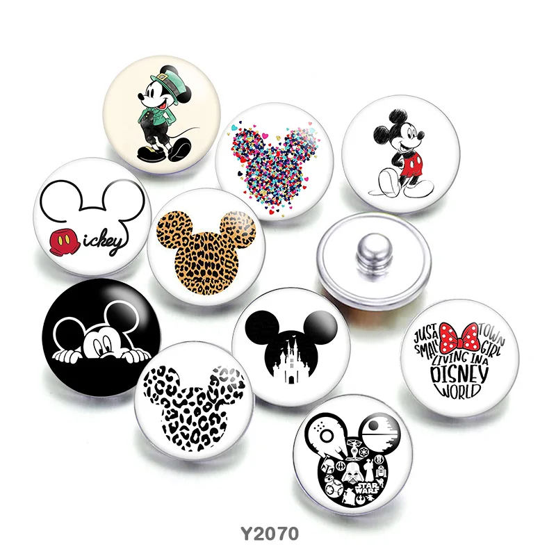 Disney Mickey Mouse 12mm/18mm Glass Snap Button for Snap Bracelets Jewelry Gift For Girls X2070
Disney Mickey Mouse 12mm/18mm Glass Snap Button for Snap Bracelets Jewelry Gift For Girls X2070