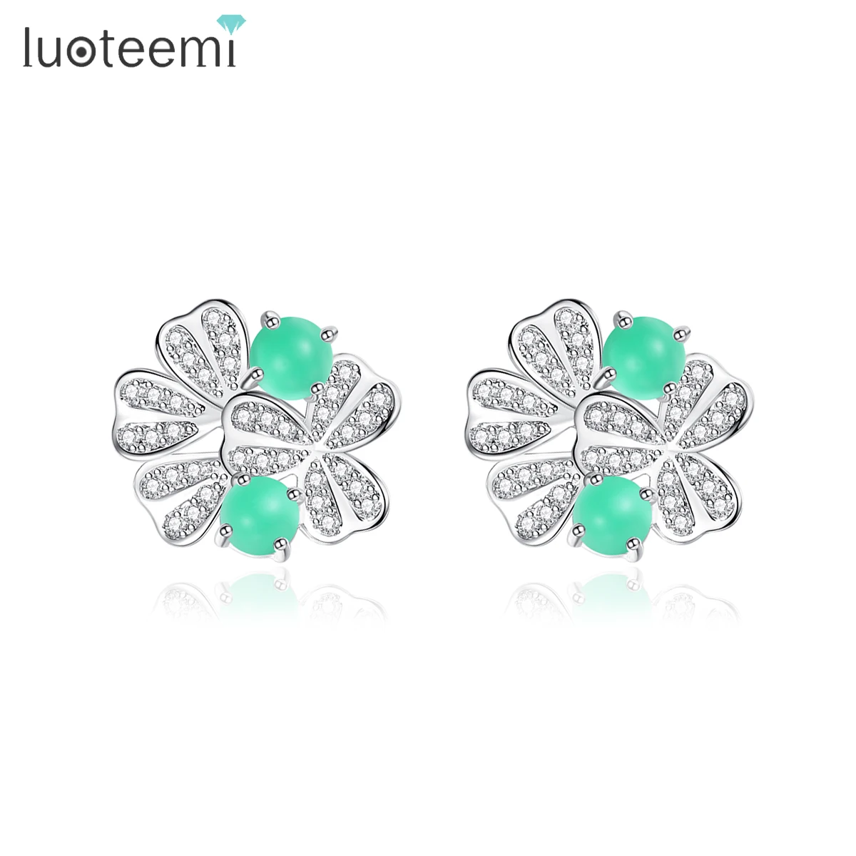 LUOTEEMI Multiple Leaves Shape With Green Stone Stud Earring for Women Earrings Fashion Jewelry 2022 for Teens Small Accessories
LUOTEEMI Multiple Leaves Shape With Green Stone Stud Earring for Women Earrings Fashion Jewelry 2022 for Teens Small Accessories