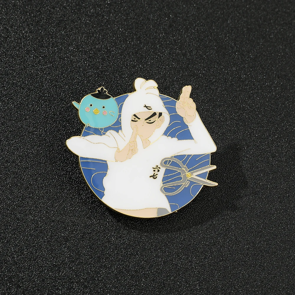 Anime Scissor Seven Metal Brooch Scissor Seven Cute Character Button Badge Jewelry Jacket Backpack Fashion Lapel Pin Accessories
Anime Scissor Seven Metal Brooch Scissor Seven Cute Character Button Badge Jewelry Jacket Backpack Fashion Lapel Pin Accessories