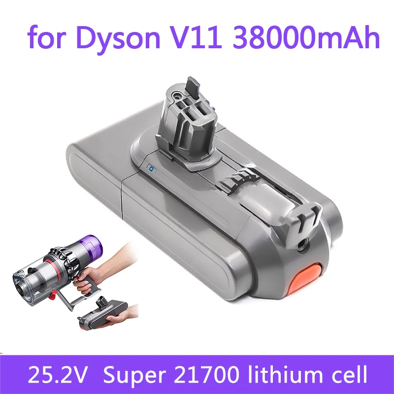 New For Dyson V11 Battery Absolute V11 Animal Li-ion Vacuum Cleaner Rechargeable Battery Super lithium cell 38000mAh
New For Dyson V11 Battery Absolute V11 Animal Li-ion Vacuum Cleaner Rechargeable Battery Super lithium cell 38000mAh