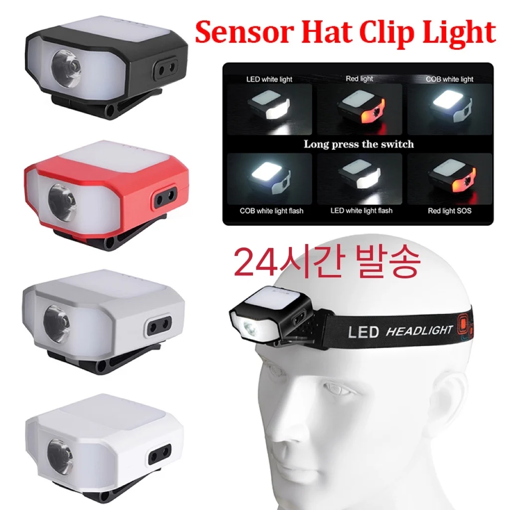 Waterproof Sensor Cap Hat Clip on Light Headlight 6 Lighting Modes COB LED Type-C Charging Head Lamps for Outdoor
Waterproof Sensor Cap Hat Clip on Light Headlight 6 Lighting Modes COB LED Type-C Charging Head Lamps for Outdoor