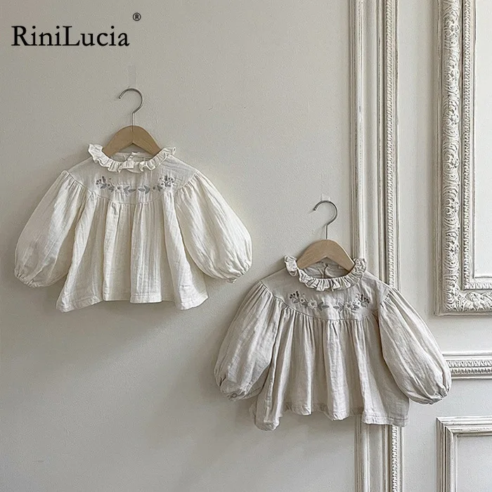 RiniLucia 2023 Autumn New Children's Shirts Girls Long Sleeve Tops Kids Embroidery Shirts Baby Toddler Casual Children Clothes
RiniLucia 2023 Autumn New Children's Shirts Girls Long Sleeve Tops Kids Embroidery Shirts Baby Toddler Casual Children Clothes