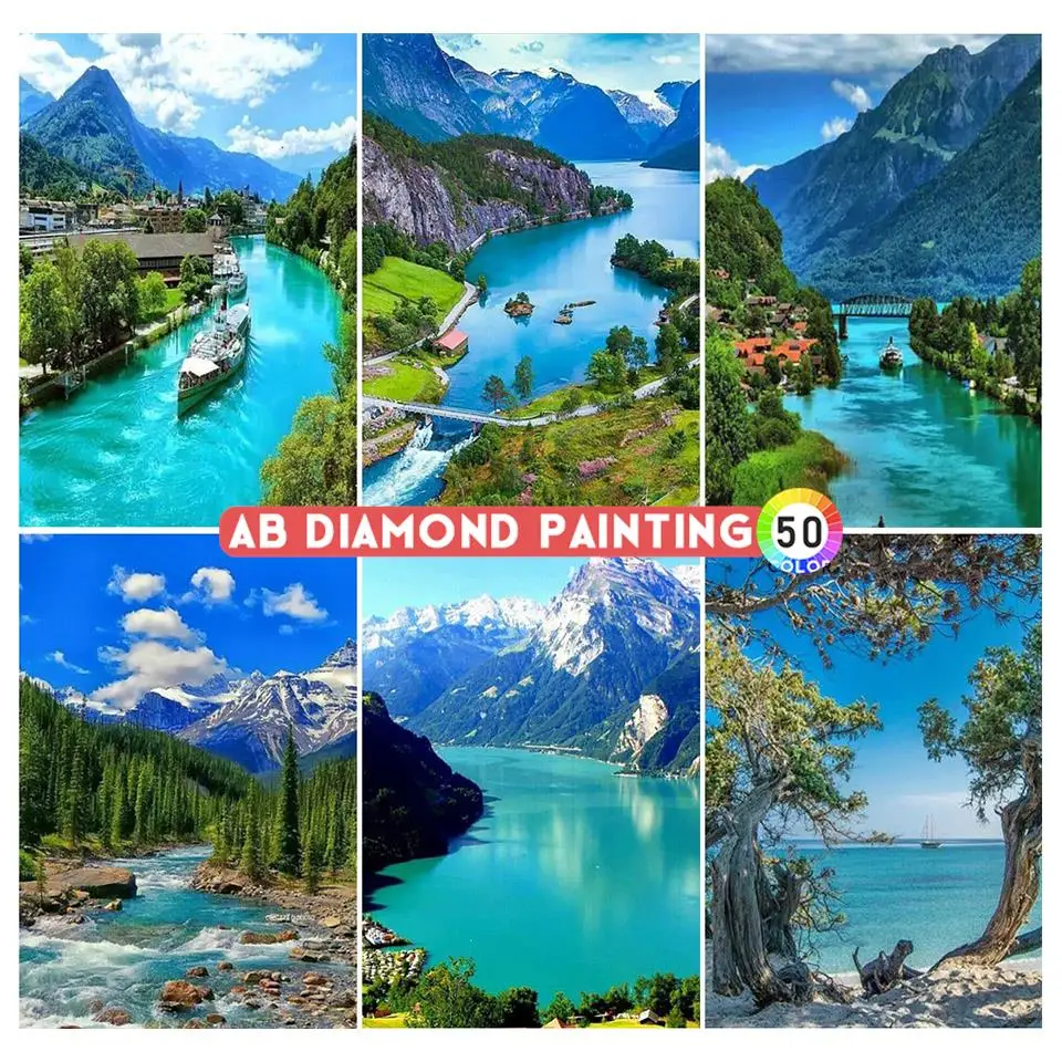 5D AB алмазная живопись, пейзаж, все квадратные/круглые Алмазная вышивка, набор для росписи, Алмазная мозаика, картина, украшение для дома, под...
5D AB алмазная живопись, пейзаж, все квадратные/круглые Алмазная вышивка, набор для росписи, Алмазная мозаика, картина, украшение для дома, под...