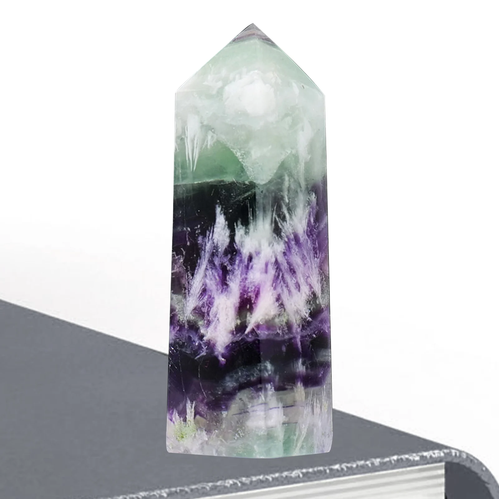 Healing Crystal Wand Tetragonal Single Pointed Column Healing Crystal Stone White Purple Green Gem For Home Office Decoration
Healing Crystal Wand Tetragonal Single Pointed Column Healing Crystal Stone White Purple Green Gem For Home Office Decoration