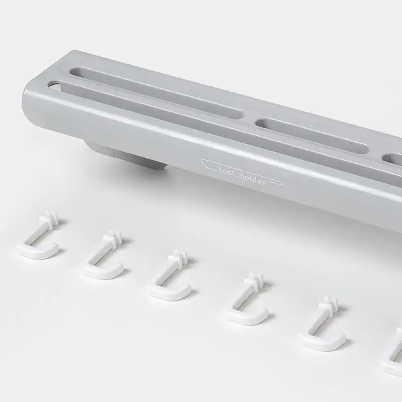 Wall-mounted Knife Storage Rack without punching ABS Multi-function Hook Knife Rack with 6 hooks vertical storage Kitchen Rack
Wall-mounted Knife Storage Rack without punching ABS Multi-function Hook Knife Rack with 6 hooks vertical storage Kitchen Rack