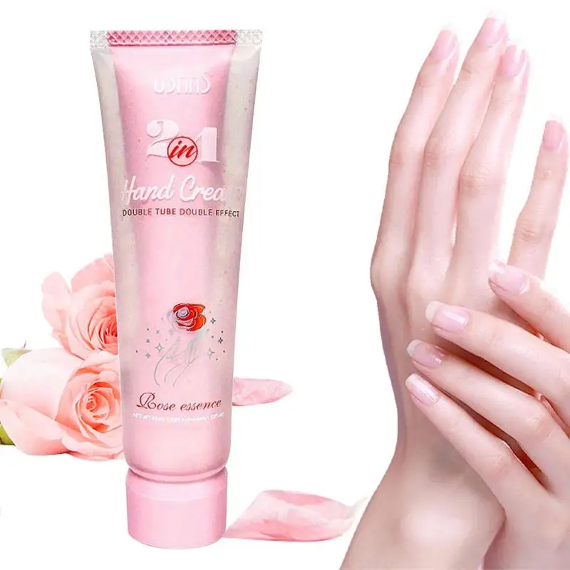 

Hand Lotion For Dry Cracked Hands Double Layers Mini Hand Lotion Long Lasting Smooth Hand Care Cream For Valentine's Day Holiday