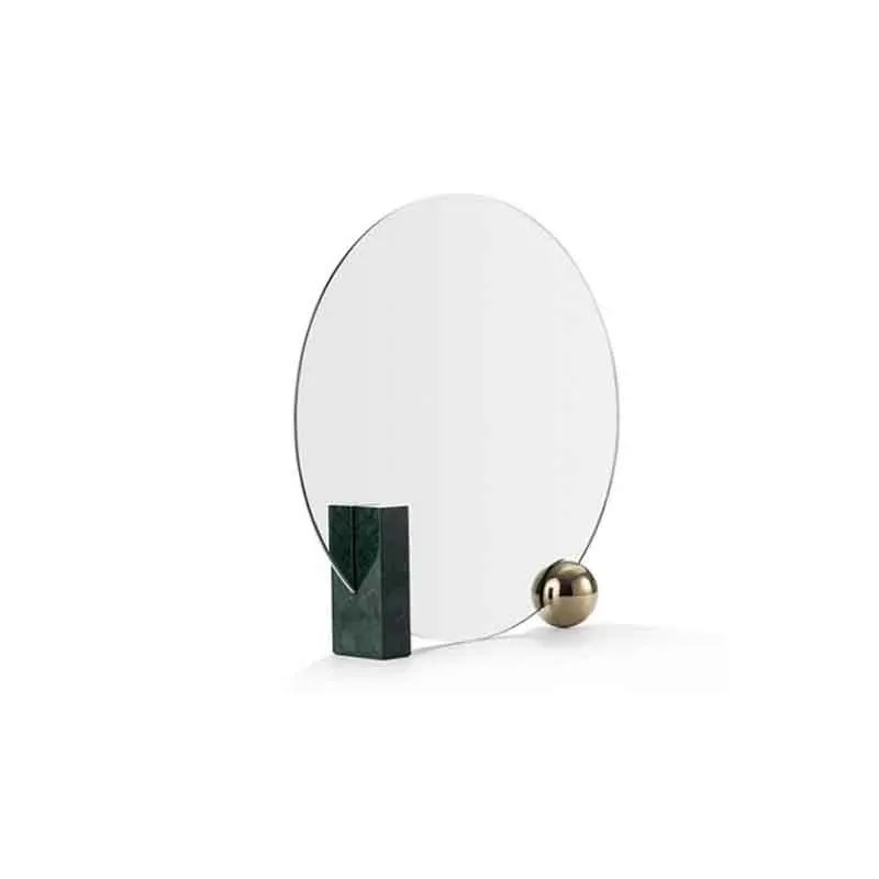 Tabletop marble mirror stand Stone crafts tabletop mirror decorative gold trim inlay luxury gift cosmetic tools
Tabletop marble mirror stand Stone crafts tabletop mirror decorative gold trim inlay luxury gift cosmetic tools
