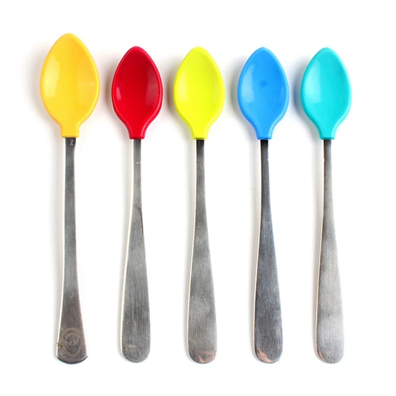 Stainless Steel Teether Creative Silicone Spoon Head Multi-Color Children's Baby Safety Soup Spoon (Random Color)
Stainless Steel Teether Creative Silicone Spoon Head Multi-Color Children's Baby Safety Soup Spoon (Random Color)