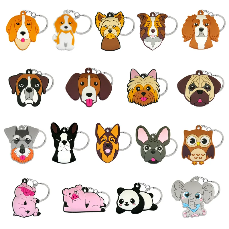2022 New Cute Animal Series Keyring Charms Dog Elephant Pig Key Chain Lovely Cartoon Accessories Pendant Keychain Gifts
2022 New Cute Animal Series Keyring Charms Dog Elephant Pig Key Chain Lovely Cartoon Accessories Pendant Keychain Gifts