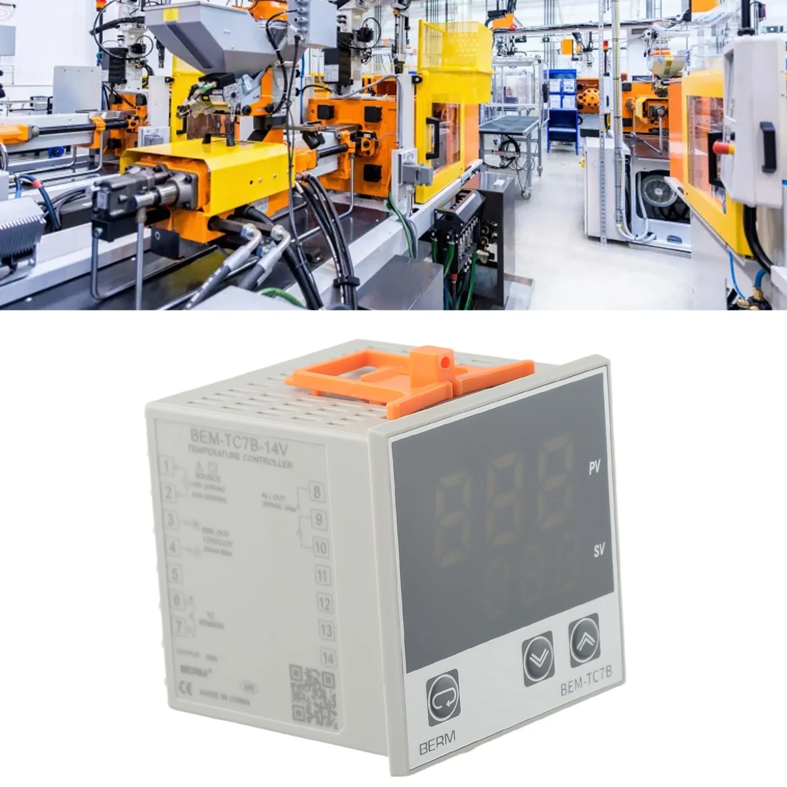 Intelligent Thermostat TC7B-14V Temperature Controller SSR Output AC100-240V PID Intelligent Temperature Control Regulator
Intelligent Thermostat TC7B-14V Temperature Controller SSR Output AC100-240V PID Intelligent Temperature Control Regulator
