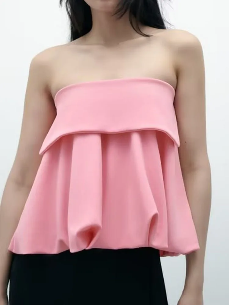 New Women's Temperament Fashion Casual Ruili Off Shoulder Straight Neck Top Ruffled Bottom Design Wide Loose Bottom Top
New Women's Temperament Fashion Casual Ruili Off Shoulder Straight Neck Top Ruffled Bottom Design Wide Loose Bottom Top
