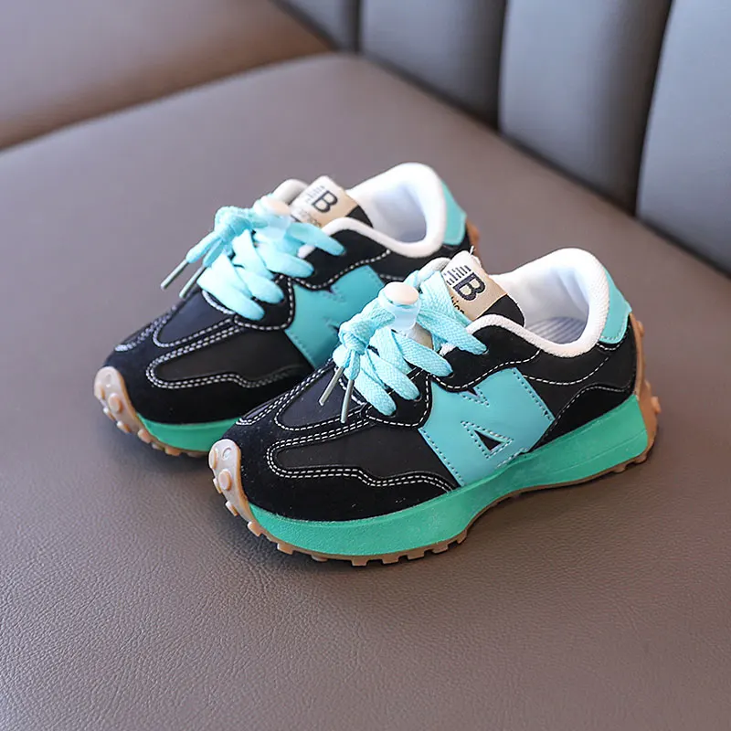 Kids Lace Up Casual Shoes Girl Boy Pu Patchwork Sneakers 2022 Spring New Child Walk Running Fashion Non-slip Shoe Size 26-36
Kids Lace Up Casual Shoes Girl Boy Pu Patchwork Sneakers 2022 Spring New Child Walk Running Fashion Non-slip Shoe Size 26-36