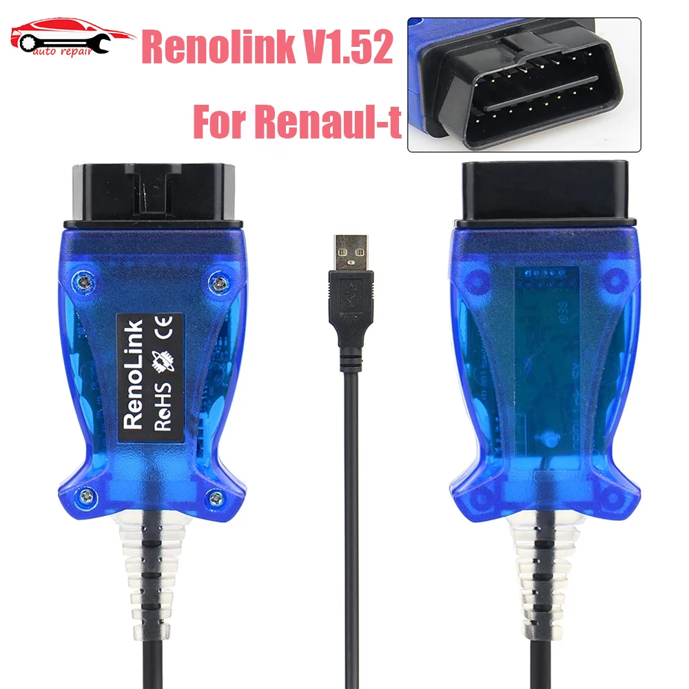 Диагностический интерфейсный кабель Renolink V1.52 V1.87 для Renaul-t OBD2, программатор ECU с поддержкой ключей // ECM/UCH/программатор, многофункциональный
Диагностический интерфейсный кабель Renolink V1.52 V1.87 для Renaul-t OBD2, программатор ECU с поддержкой ключей // ECM/UCH/программатор, многофункциональный