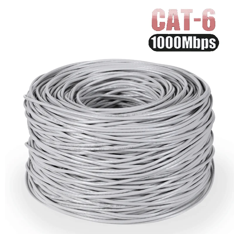 CAT6 Round Ethernet Cable RJ45 Lan Cable 5m 15m 30m Networking Ethernet Patch Cord CAT6 Network Cable For Computer Router Laptop
CAT6 Round Ethernet Cable RJ45 Lan Cable 5m 15m 30m Networking Ethernet Patch Cord CAT6 Network Cable For Computer Router Laptop