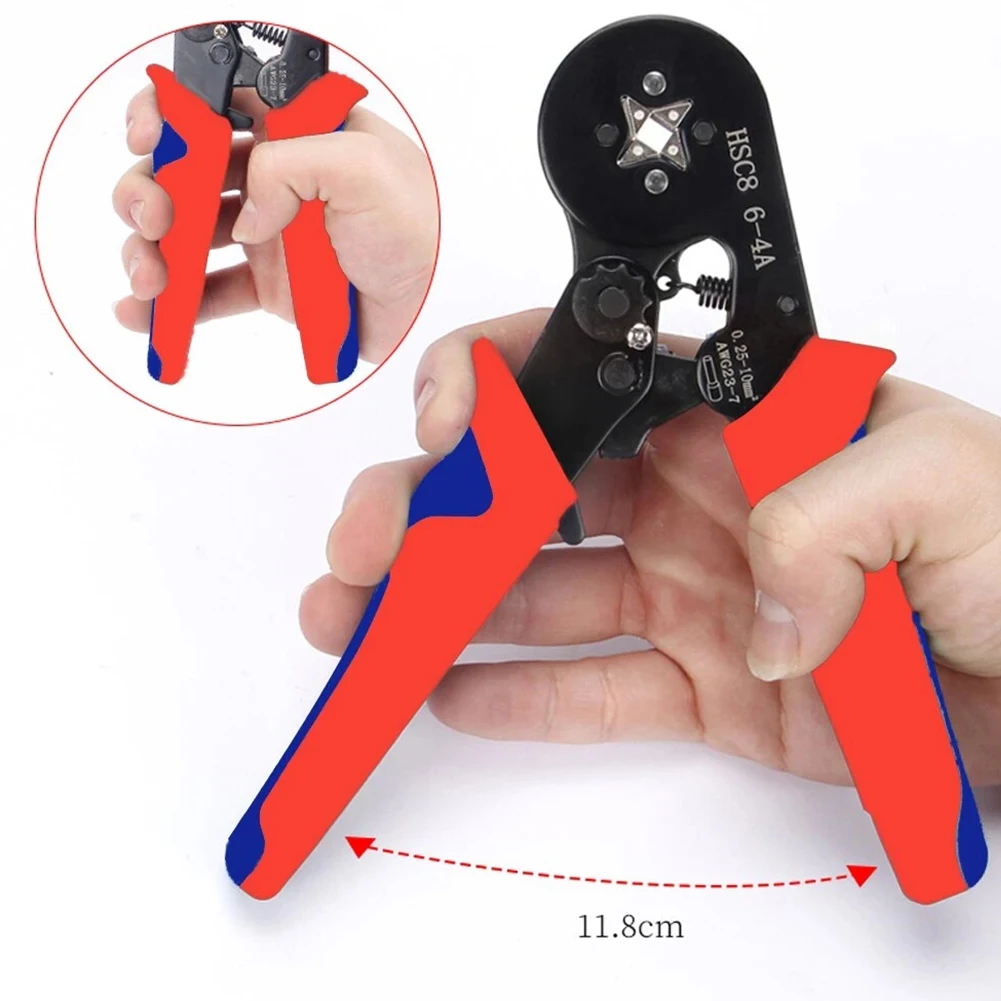 1250pcs/box Wire Terminal Crimp Connector Insulated Uninsulated Cable Terminals End Ferrules HSC8 6-4A Crimping Pliers Tool
1250pcs/box Wire Terminal Crimp Connector Insulated Uninsulated Cable Terminals End Ferrules HSC8 6-4A Crimping Pliers Tool