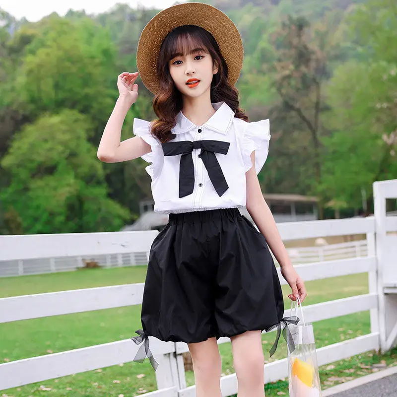 Girls Summer Shirt Set New Fashion Children's Shorts Casual Two Piece Set Kids Clothes Girls 2 3 6 7 5 4 3 10 12 Years Old baby
Girls Summer Shirt Set New Fashion Children's Shorts Casual Two Piece Set Kids Clothes Girls 2 3 6 7 5 4 3 10 12 Years Old baby