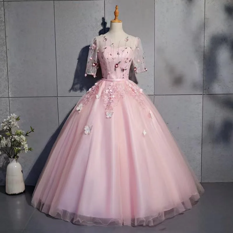Pink Evening Dresses Women's Banquet Temperament Comfort Fairy Moderator Dresses Can Be worn in Spring Usually
Pink Evening Dresses Women's Banquet Temperament Comfort Fairy Moderator Dresses Can Be worn in Spring Usually