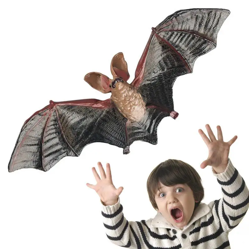 Bat Model Vivid Rubber Bats For Halloween Realistic Bat Mammal Toy Models Miniature Wildlife Animal Sculptures For Toddlers
Bat Model Vivid Rubber Bats For Halloween Realistic Bat Mammal Toy Models Miniature Wildlife Animal Sculptures For Toddlers