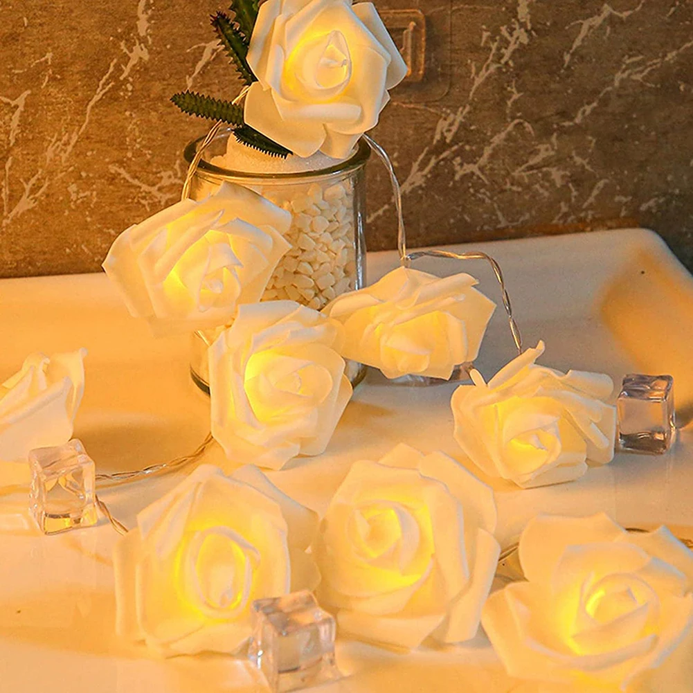 Flower Rose Fairy String Light LED Creative Flower Lights Ornaments for Wedding Party Garden Tree Home Decoration
Flower Rose Fairy String Light LED Creative Flower Lights Ornaments for Wedding Party Garden Tree Home Decoration