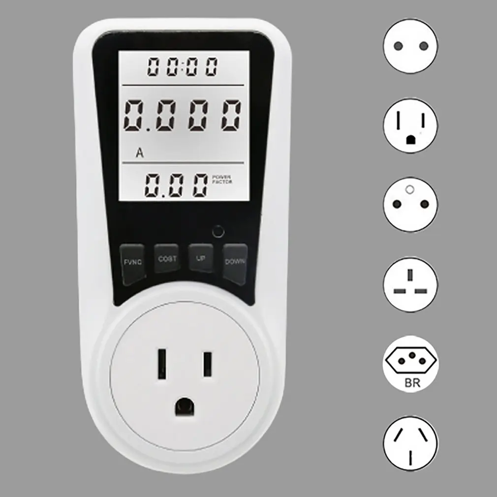 Hot US/EU Standard Metering Socket Small Screen Power LCD Display Monitor Household Electric Energy Sockets Meter Fast Delivery
Hot US/EU Standard Metering Socket Small Screen Power LCD Display Monitor Household Electric Energy Sockets Meter Fast Delivery