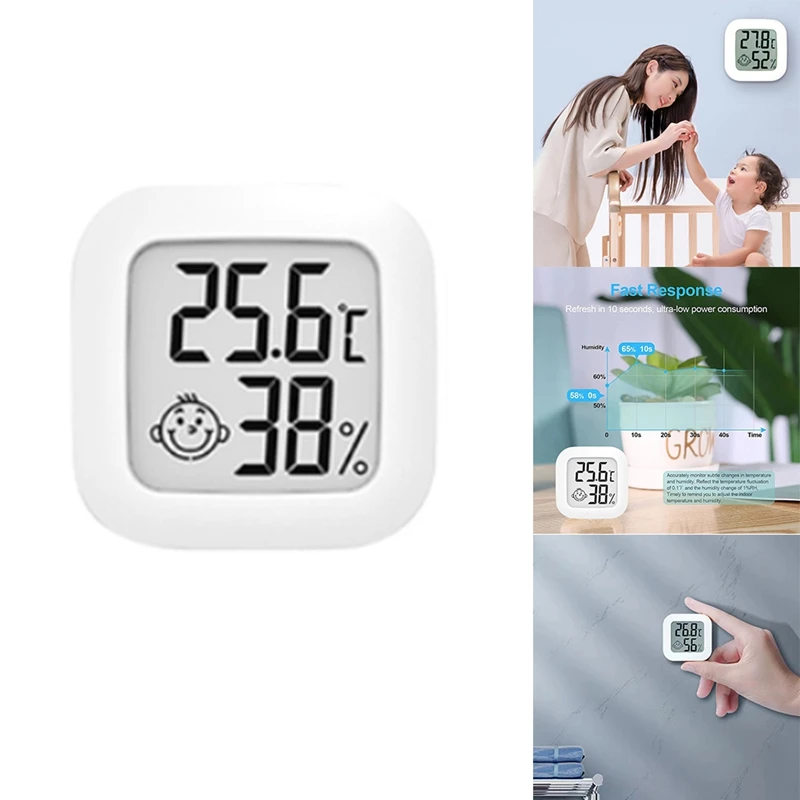 Mini LCD Digital Thermometer Hygrometer Indoor Room Temperature Humidity Meter Sensor Gauge
Mini LCD Digital Thermometer Hygrometer Indoor Room Temperature Humidity Meter Sensor Gauge