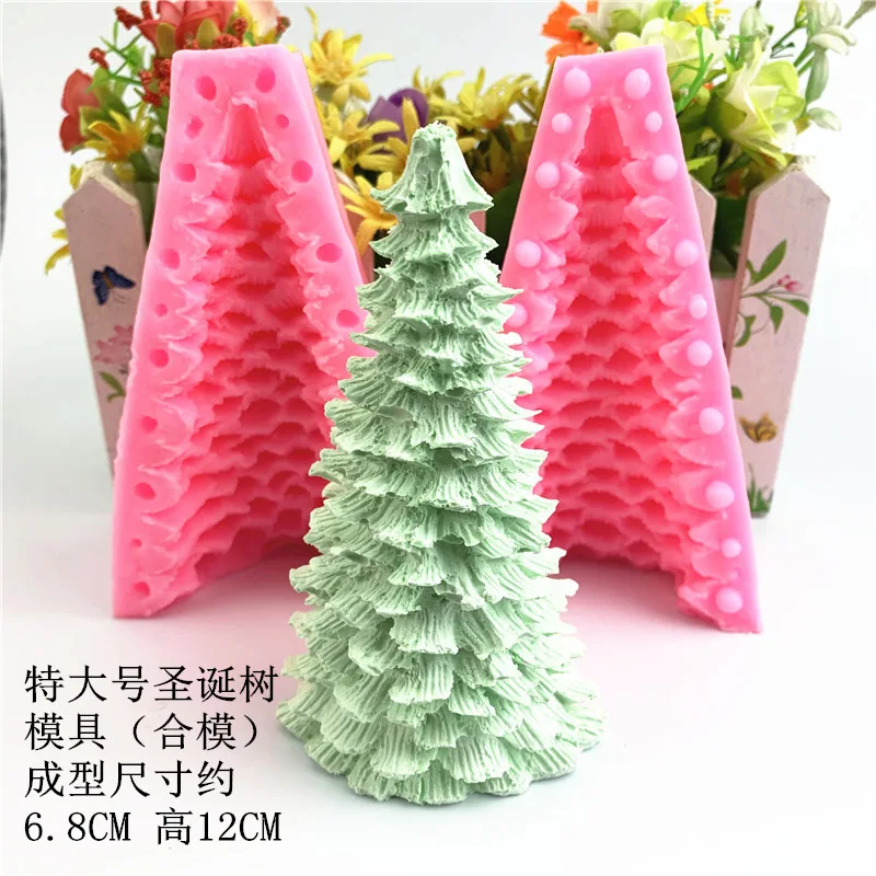 Силиконовая форма для свечей Рождественская елка 
Силиконовая форма для свечей Рождественская елка