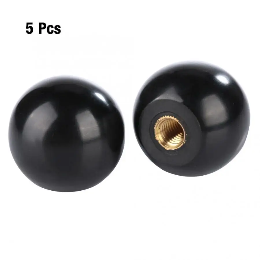 5PCS Black Threaded Spherical Head Clamping Bakelite Nut knob M8 / M6 Machine Replacement
5PCS Black Threaded Spherical Head Clamping Bakelite Nut knob M8 / M6 Machine Replacement