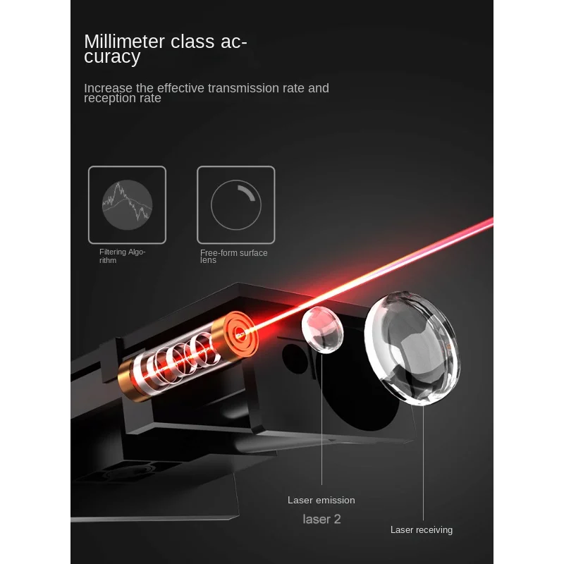 

Mileseey S2 construction laser rangefinder 40M/60M/80M/100M measuring tool trena a laser distance meter laser measuring tape