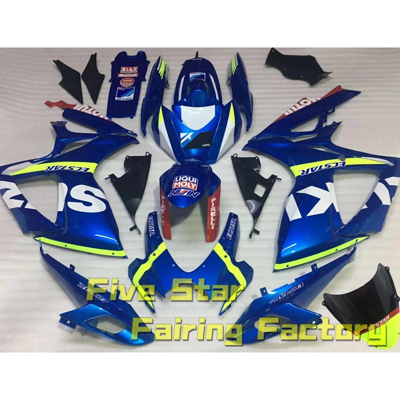 Motorcycle Fairing Kit For Suzuki GSXR 600 750 2006 2007 GSXR600 GSXR750 K6 Bodywork Injection Mold Blue Yellow Plastic
Motorcycle Fairing Kit For Suzuki GSXR 600 750 2006 2007 GSXR600 GSXR750 K6 Bodywork Injection Mold Blue Yellow Plastic