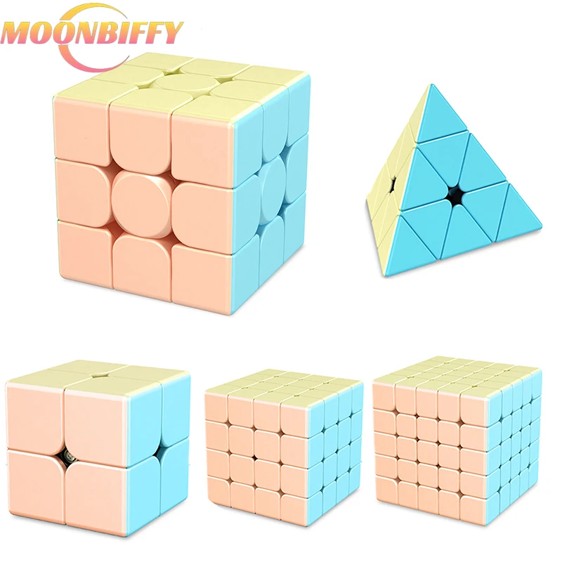 Professional Marcaron Magic Cubes For Kids 2X2 3X3 4X4 5X5 Pyramid Cartoon Speed Puzzle Cube Toys Educational Games for Children
Professional Marcaron Magic Cubes For Kids 2X2 3X3 4X4 5X5 Pyramid Cartoon Speed Puzzle Cube Toys Educational Games for Children