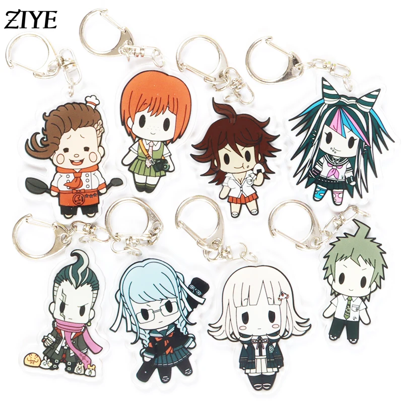 Danganronpa Double Sided Acrylic Keychain Fans Collection Anime Game Figures Nanami ChiaKi Nagito Komaeda Key Chain Cute Keyring
Danganronpa Double Sided Acrylic Keychain Fans Collection Anime Game Figures Nanami ChiaKi Nagito Komaeda Key Chain Cute Keyring