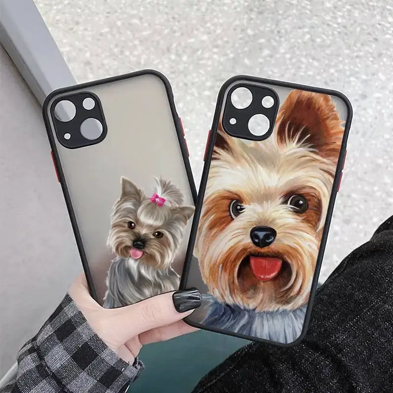 Yorkshire terrier dog Phone Case matte transparent For iphone 14 11 12 13 plus mini x xs xr pro max cover
Yorkshire terrier dog Phone Case matte transparent For iphone 14 11 12 13 plus mini x xs xr pro max cover
