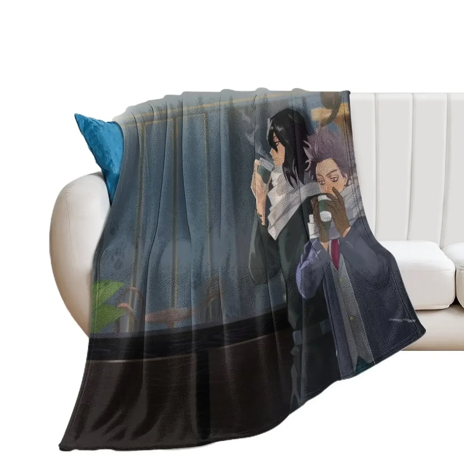 Одеяло для кафе Aizawa and Shinsou Cat декоративного дивана гигантский диван декоративные