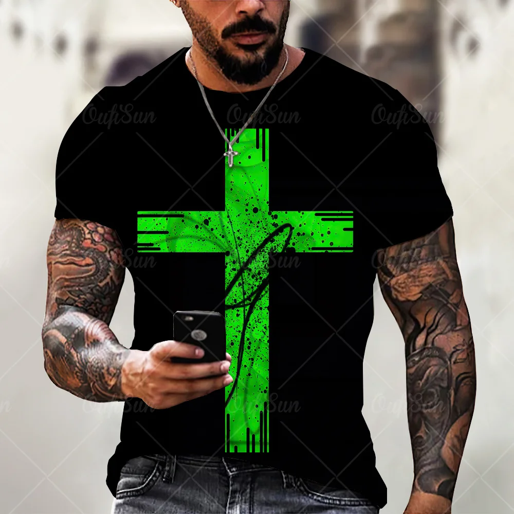 Templar 3D Printed T Shirt For Men Cross Pattern Summer Streetwear Trendy Short Sleeve Male Top Tees Sports Fitness Clothes
Templar 3D Printed T Shirt For Men Cross Pattern Summer Streetwear Trendy Short Sleeve Male Top Tees Sports Fitness Clothes