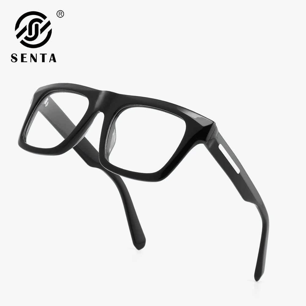 

Black Reading Glasses for Mans Radiation Blue Film Acetate Frame Women's Glasses Luxury Frame Resting Lenses with Diopters 1 2 3