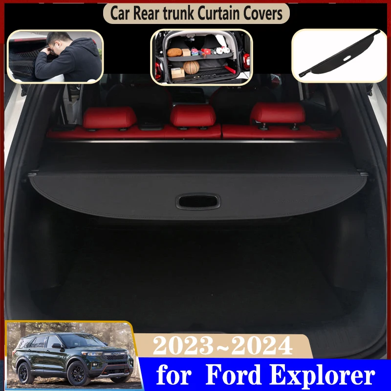 Car Trunk Curtain For Ford Explorer 2023 2024 Car Dedicated Trunk Cover Material Curtain Rear Retractable Space Auto Accessories 
Car Trunk Curtain For Ford Explorer 2023 2024 Car Dedicated Trunk Cover Material Curtain Rear Retractable Space Auto Accessories