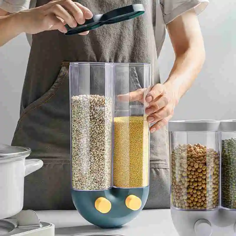 Transparent Sealed Storage Box Grains Food Storage Tank Kitchen Cans Containers Cereals Box Rice Bean Dispenser
Transparent Sealed Storage Box Grains Food Storage Tank Kitchen Cans Containers Cereals Box Rice Bean Dispenser